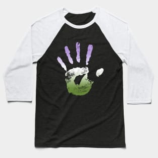 Genderqueer Handprint Baseball T-Shirt